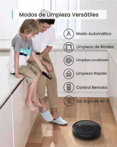 Vista 5 de eufy Aspiradora Robot 11S MAX, Superdelgada, Fuerte Succión, Silenciosa, Aspiradora Robótica de Carga Automática, Limpia Pisos Duros y Alfombras