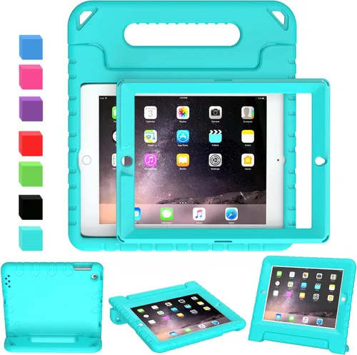 Vista 9 de AVAWO Apple iPad 2 3 4 fundas para niños, Rojo