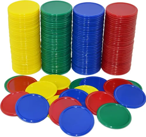 Vista 2 de Smartdealspro Juego de 160 fichas de póquer de plástico opaco de 1 1/2 pulgadas con caja para juegos de cartas de casino