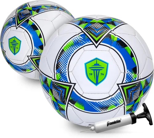 Vista 19 de Franklin Sports Pelotas de fútbol oficiales del equipo MLS - Balones de fútbol oficiales tamaño 5 - Balón de fútbol de tamaño y peso reglamentario