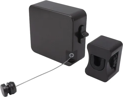 Vista 9 de Pyhodi Tendedero retráctil de acero inoxidable 304, cuerda resistente, fácil de usar e instalar, adecuado para baño, lavandería, exterior e