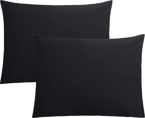 Vista 66 de FLXXIE Fundas de almohada de microfibra tamaño estándar, fundas de almohada suaves con cierre de sobre, fundas de almohada resistentes a arrugas