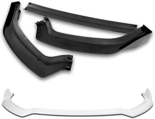 Vista 4 de Q1-TECH, borde de parachoques delantero compatible con Ford Mustang Mach-E GT 2021, 2022, 2023, modelo Mach-E GT, alerón de labio de parachoques