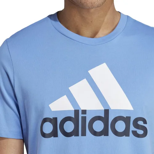 Vista 4 de adidas Camiseta Essentials Single Jersey con logotipo grande para hombre