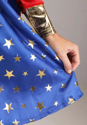 Vista 6 de Vestido de Manga Larga de Wonder Woman para Adultos Multicolor