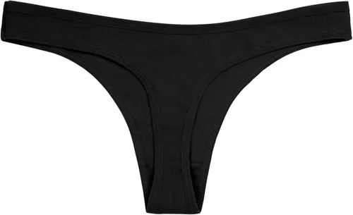 Vista 4 de ANZERMSIX - Parte de abajo de bikini tipo tanga algodón transpirable paquete de 6