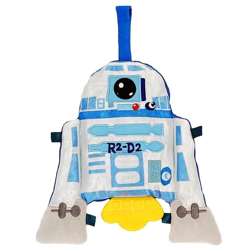 Vista 7 de Kids Preferred Star Wars Darth Vader - Mordedor para bebé, juguete de peluche con sonidos arrugados y elementos de dentición de silicona