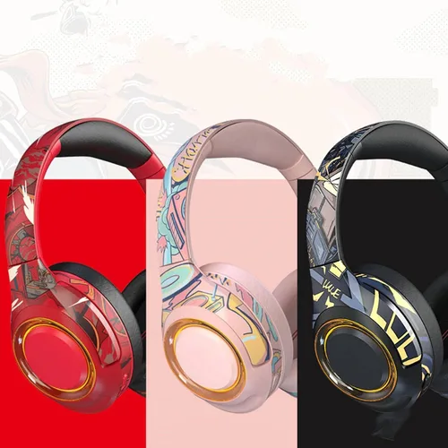 Vista 2 de TTHXQ - Auriculares de bajo latencia para juegos con Bluetooth, inalámbricos, con cancelación de ruido