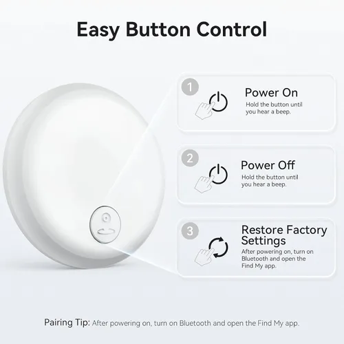 Vista 12 de Air Tracker Tag-2 Pack, Smart Item Tags [Apple MFi Certified]