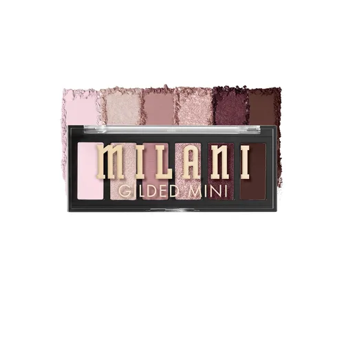 Vista 12 de Milani Mini paleta de sombras de ojos dorada con 6 tonos mate y brillantes, Call Me Old-Fashioned