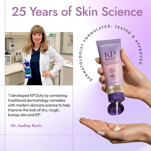 Vista 7 de DERMAdoctor KP Bump Eraser Keratosis Pilaris Loción – Crema KP suave para brazos y cuerpo completo Loción para la piel áspera y con baches
