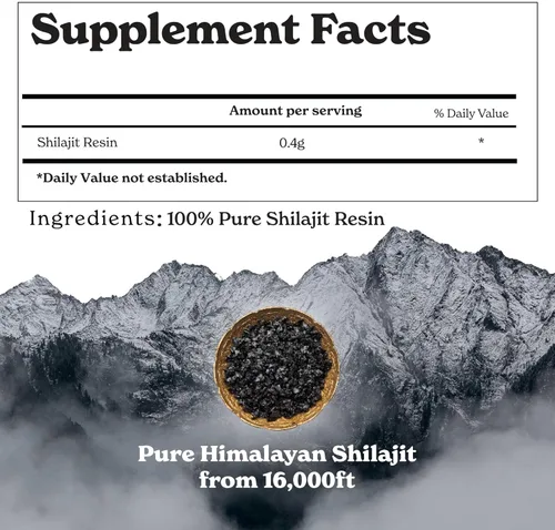 Vista 2 de Better Alt Resina Pura de Shilajit del Himalaya Paquete de 2 Grado Dorado de Alta Potencia 150 Porciones para Impulso de Energía y Apoyo