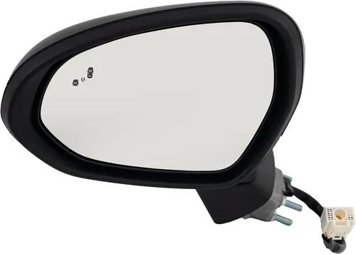 Vista 64 de Kool Vue - Espejo lateral del conductor compatible con vidrio eléctrico Kia Rondo 2007-2012, calentado, KI1320185