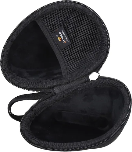 Vista 4 de Aproca Funda compatible con Logitech Lift Vertical / MX Vertical Wireless Mouse, bolsa de almacenamiento portátil para accesorios, color negro