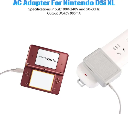 Vista 5 de Adaptador de CA Nintendo DSi - Cargador de viaje para el hogar (100-240v)