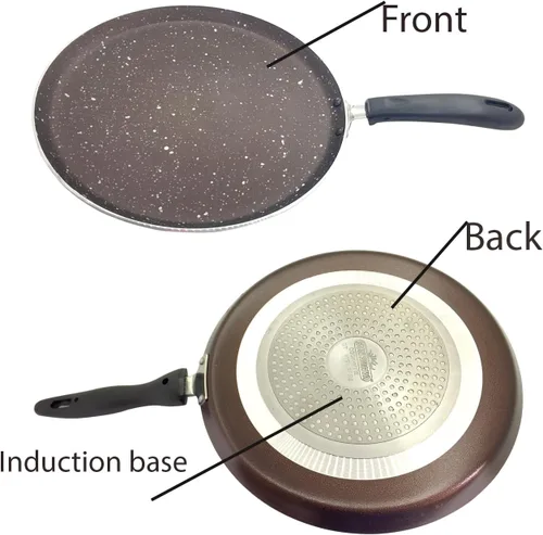 Vista 7 de Sartén Dosa antiadherente, aluminio, compatible con inducción, 10 pulgadas