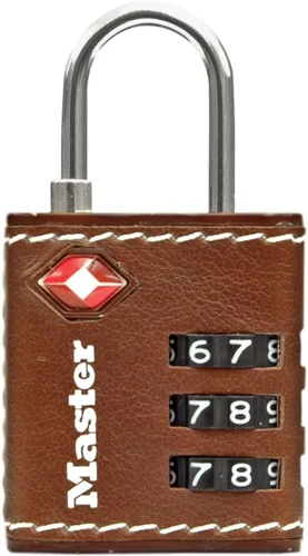 Vista 2 de Master Lock 4692D Establece tu propia combinación de candado de equipaje aprobado por la TSA, 1-14 pulgadas, los colores pueden variar