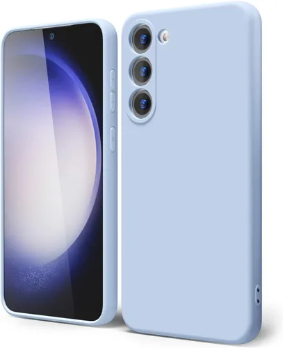 Vista 90 de oakxco Funda para teléfono Samsung Galaxy S8 de silicona líquida, delgada y fina de gel de goma suave TPU cubierta protectora simple llana