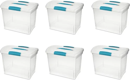 Vista 2 de Sterilite Contenedores de almacenamiento grandes y medianos (6 unidades)