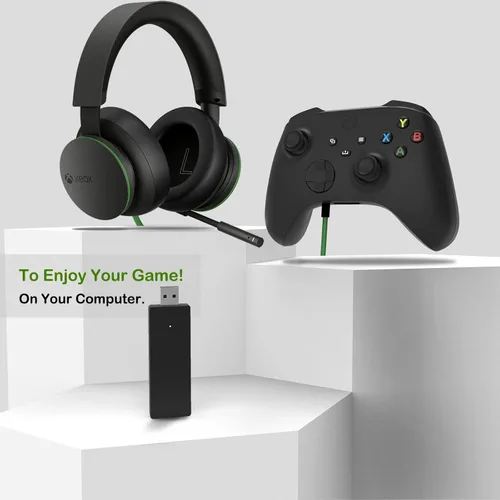 Vista 7 de Cenxaki Adaptador inalámbrico para controlador Xbox One Series funciona con Windows 78.110-1.0 versión