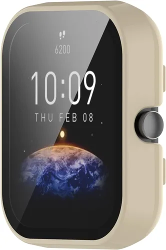 Vista 8 de TenCloud Protector de pantalla compatible con Amazfit Bip 3 Pro, accesorios para reloj inteligente, resistente a los arañazos, protección completa 6