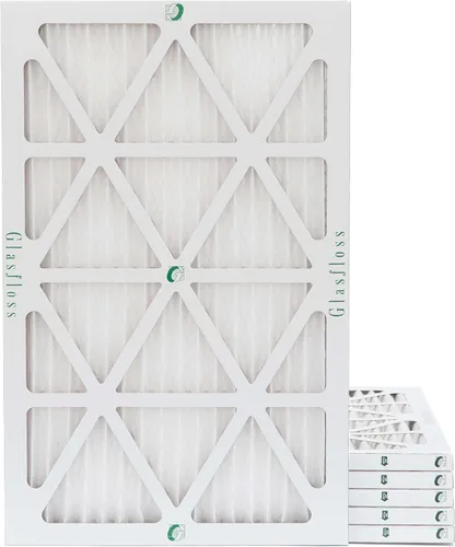 Vista 12 de Glasfloss ZL 8x8x1 MERV 10 (FPR 5-6) Filtros de aire para caldera/aire acondicionado. (Caja de 6). Tamaño real: 8 x 8 x 7/8