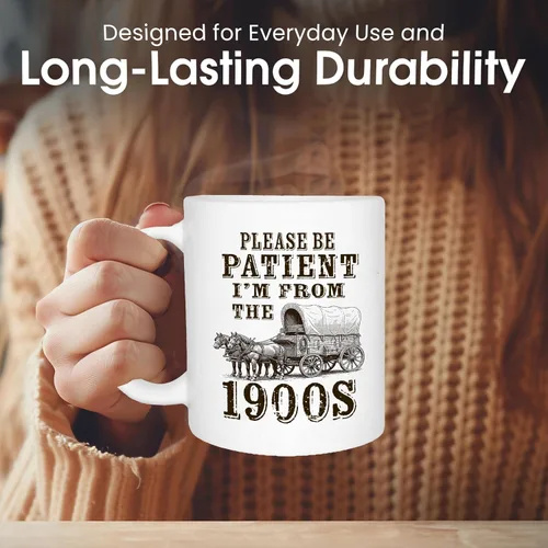 Vista 4 de Best Funny Coffee Mug I'm From The 1900s Novelty Cup Gift Birthday (1900's)