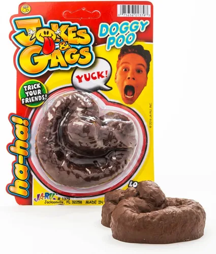 Vista 2 de 2CHILL Caca de perro falsa (1 caca falsa) juguetes realistas para caca falsa para niños Regalos divertidos de broma del día de los inocentes