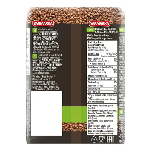Vista 3 de Yarmarka Alforfón 24.7 oz (700g)