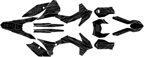 Vista 4 de Graphics Kit for KTM 200XC-W,250XC-W,300XC-W,450XCF-W and 500XCF-W (2016) Twitch Series Cyan 16 Mil - On/Off The Road - Dirt Pit Bike Sticker