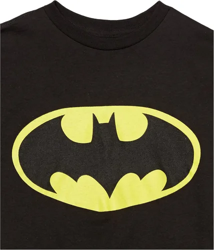 Vista 5 de DC Comics Paquete de 3 camisetas con logotipo de Batman y Superman, The Flash para niños