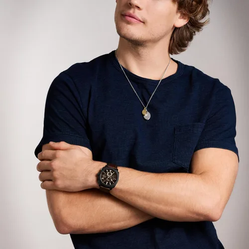 Vista 5 de Fossil Reloj cronógrafo de acero inoxidable para hombre