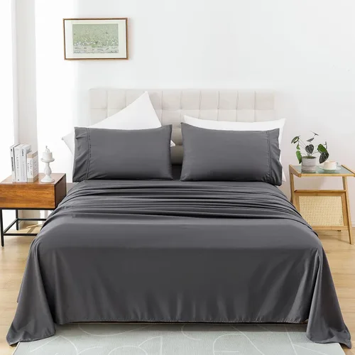 Vista 11 de Whitney Home Textile Juego de Sábanas Twin, Sábanas de Cama de Microfibra Suave de Hotel Tamaño Twin, Bolsillo Extra Profundo, Juego de Sábanas