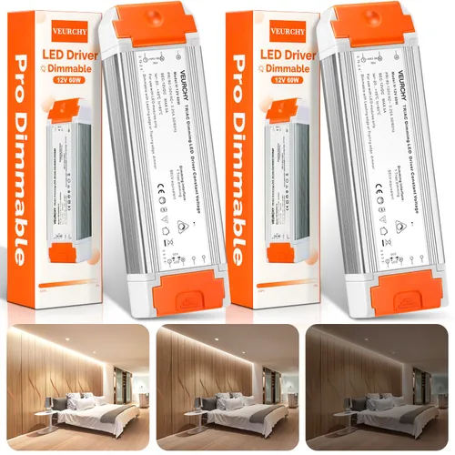 Vista 14 de 96W 24V Regulable LED Driver UL Listado, DC 24V Triac ELV/MLV Clase