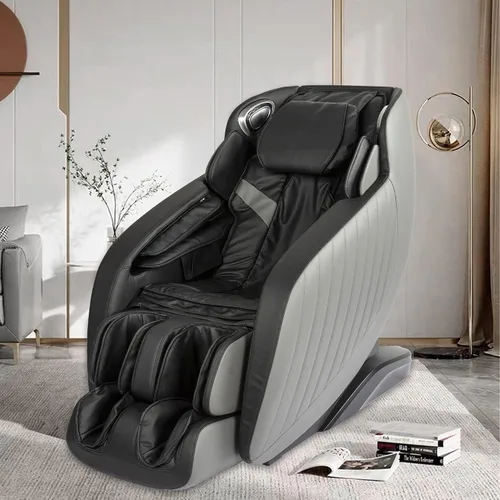 Vista 2 de PayLessHere Sillón de masaje de cuerpo completo, gravedad cero SL-Track reclinable elástico con altavoz Bluetooth 3D con terapia de calor integrado