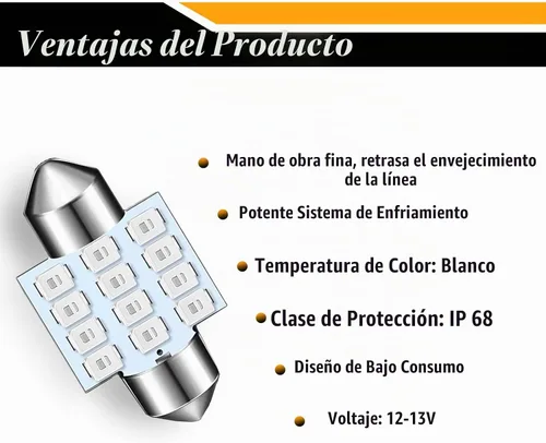 Vista 3 de YOGEIER Bombilla LED para Automóvil, Juego Combinado de LED para Automóvil de 24 Juegos, Utilizado para Luces Interiores de Automóvil, Luces