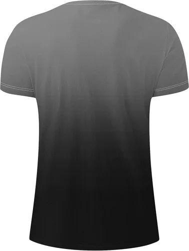 Vista 2 de Camisetas gráficas de gran tamaño para hombre, camisetas atléticas de manga corta con cuello redondo, divertidas camisetas atléticas