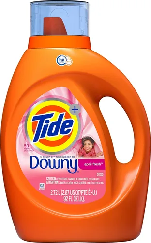 Vista 10 de Tide Plus con un toque de Downy April Fresh - Detergente líquido para la ropa, 29 coladas, 46 fl oz