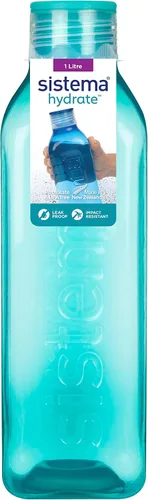Vista 7 de Sistema Botella cuadrada apilable sin BPA, varios colores, 16.1 fl oz