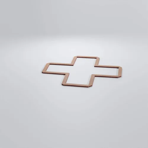 Vista 70 de 7 3/8"W X 7 3/8"H Extra Pequeño Fowler Decorativo Fretwork Madera Paneles De Pared, Aliso
