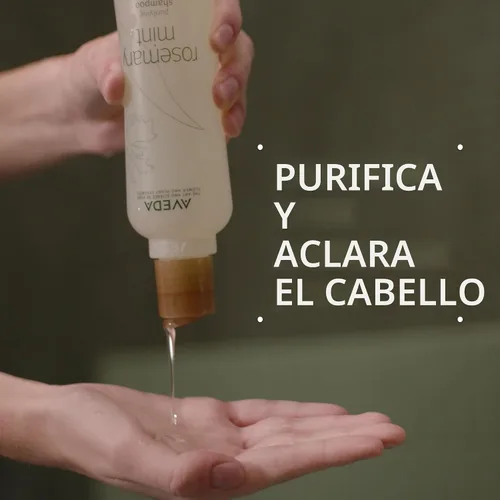 Vista 3 de Aveda Rosemary Mint Purifying Shampoo Clarifying Shampoo Gently Removes Buildup, Adds Shine For Normal to Oily Hair, Fine to Medium Hair Types