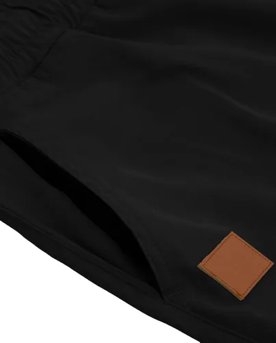 Vista 3 de Pantalones cortos de algodón para hombre, estilo casual, de ajuste clásico, con 4 bolsillos, para verano, playa