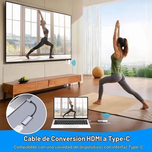 Vista 9 de HDMI inalámbrico para transmisión, kit de transmisor y receptor, baja latencia 1080P Full HD salida de video/audio, rango de 165 pies/50M con doble