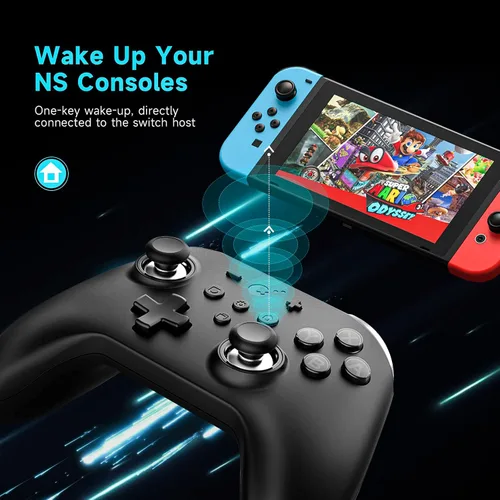 Vista 3 de GuliKit Hall Effect Sensing JoystickNo DeadzoneNo DriftingFPS Model Controller KingKong 2 Pro Wireless Bluetooth Gamepad for SwitchSwitch