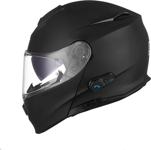 Vista 3 de ORIGINE Casco Modular Bluetooth con Marcación por Voz para Casco de Motocicleta, Llamadas Manos Libres, Aprobado por DOT