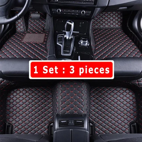 Vista 7 de Alfombrillas de coche para chevrolets Aveo MK2 Sonics 2011-2017, accesorios de automóvil, protector impermeable de cuero (color : LHD 3 piezas beige)