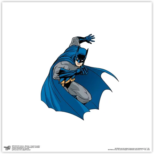 Vista 9 de Trends International Gallery Pops DC Comics Batman - Póster de pared de cruzado con capa, 12 x 12 pulgadas, versión enmarcada en negro