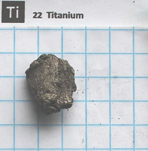 Vista 2 de 0.14 oz 99.9% Titanio Metal Nugget #16 Pure Element 22 Muestra
