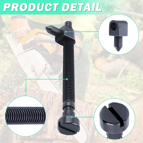 Vista 6 de Adefol Paquete de 3 tornillos tensores de cadena para Husqvarna 42 44 50 51 51EPA 55 55 Rancher 234 238 242 246 133 444 motosierra reemplazar