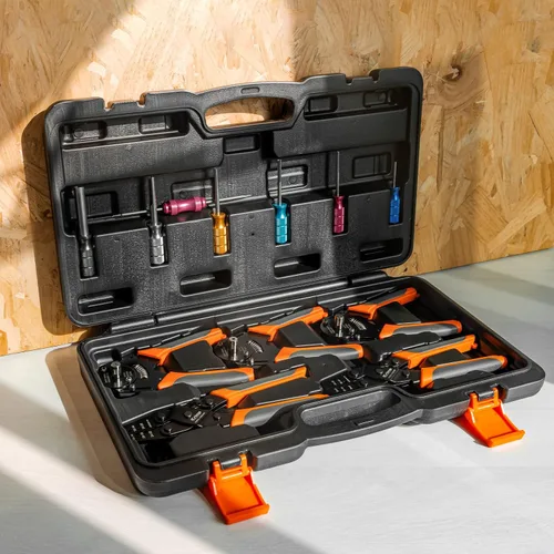Vista 9 de iCrimp Deutsch - Kit de herramientas de crimpado de terminales de cierre y barril abierto, herramienta de extracción de Deutsch para conectores